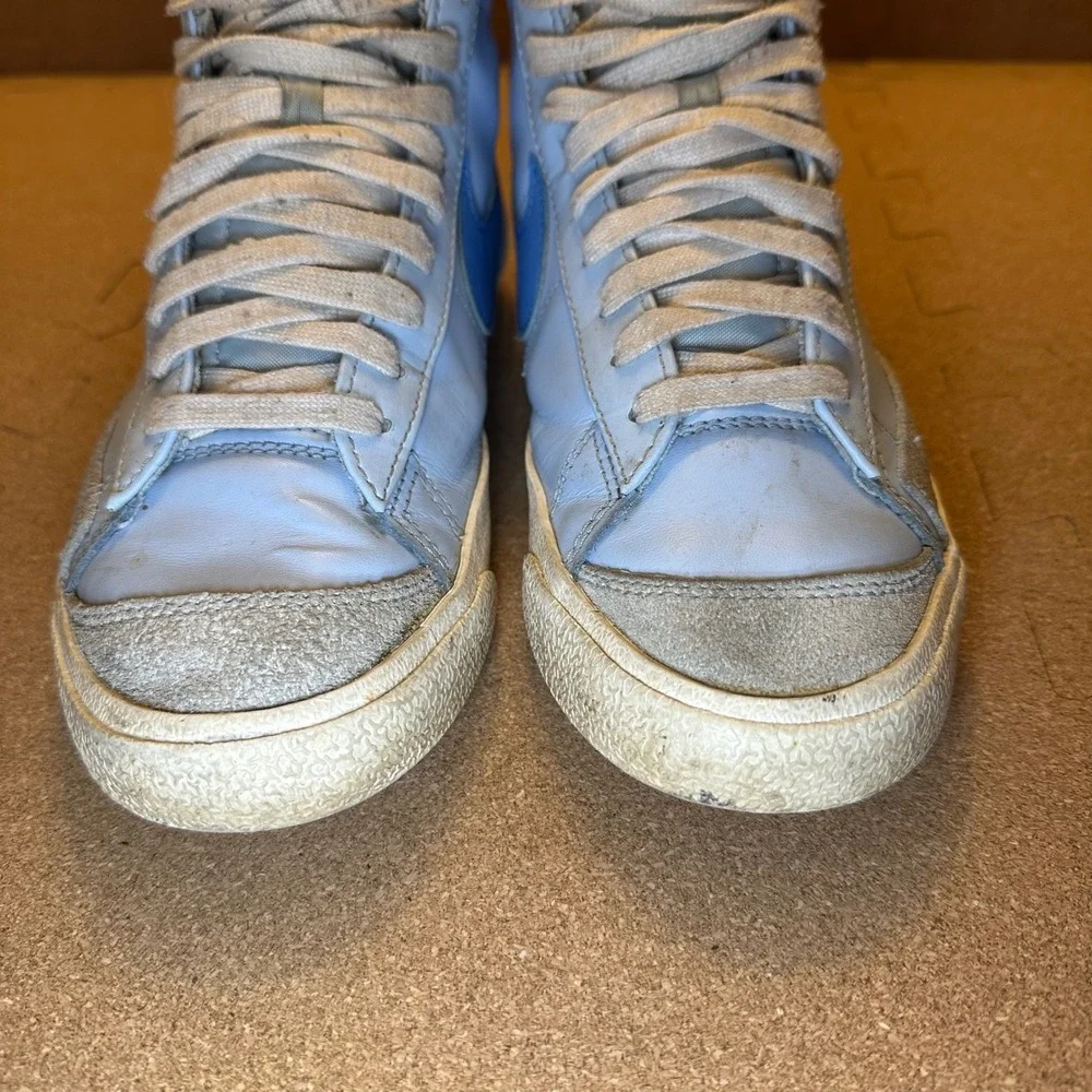 Nike Blazer Mid 77 Vintage University Blue Mens 8 Light Blue FD0304-400